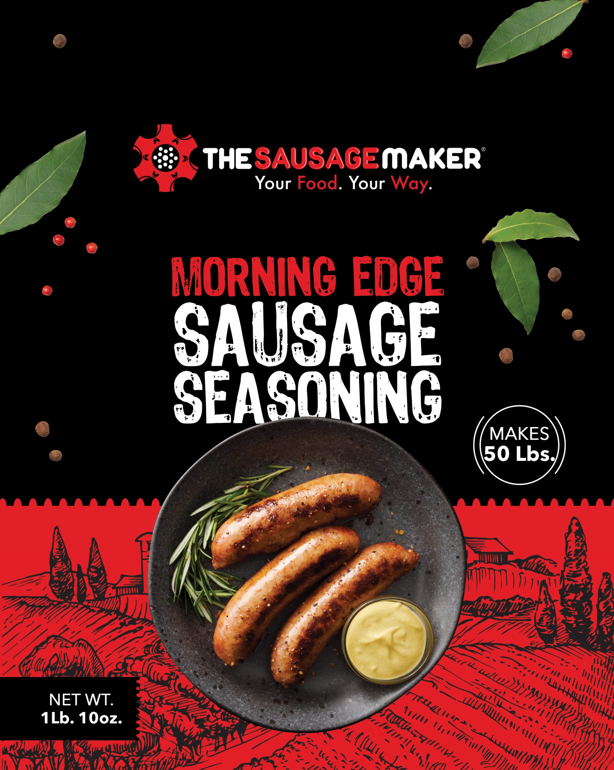 Morning Edge Pork Sausage Seasoning 1lb 10 oz