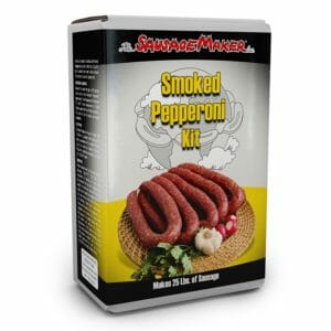 Smoked Pepperoni Kit with 32-35mm Natural Hog Casings