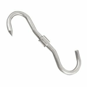 Stainless Steel Rotating "S" Hook, 12" x 14mm