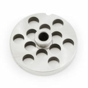 #10/12 Stainless Steel 1/2" Grinder Plate w/Hub