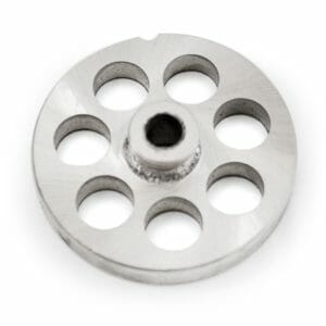 #22 Stainless Steel 3/4" Grinder Plate with Hub
