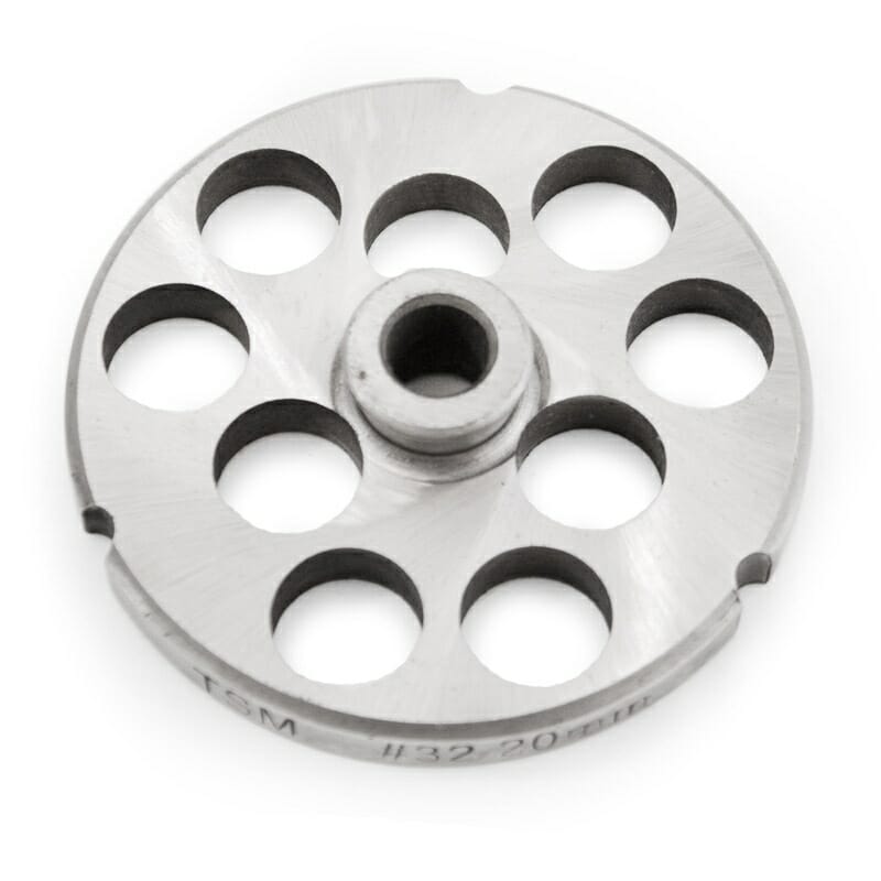 #32 3/4" Grinder Plate with Hub