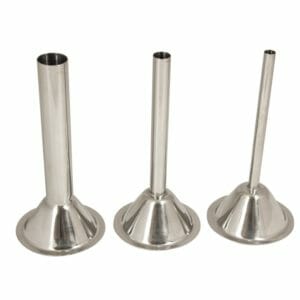 The Sausage Maker #32 stainless steel stuffing tubes set of 3