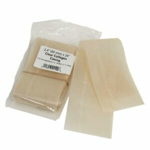 Clear Collagen Casings 60mm