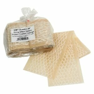 Fibrous String Effect Protein-Lined Casings 76mm