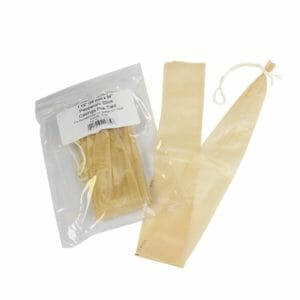 Pre-tied Clear Fibrous Pepperoni Casings 38mm