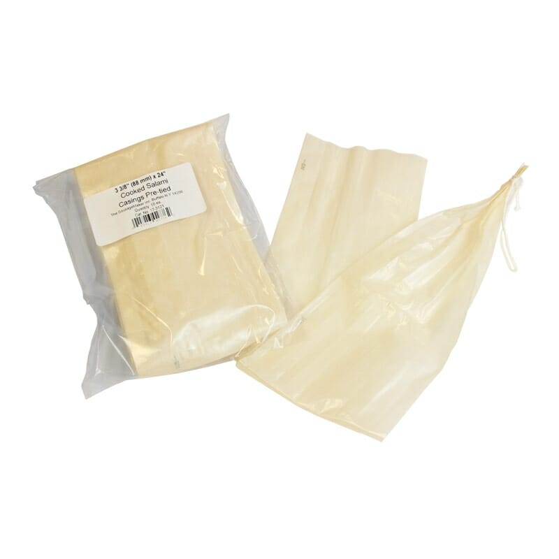 Pre-tied Clear Fibrous Casings 88mm