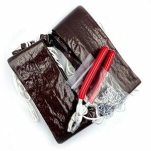 The Sausage Maker 38mm mahogany fibrous casing kit for sausage making