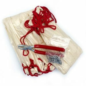 The Sausage Maker 61mm clear fibrous casings kit for sausage making