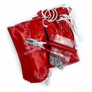 The Sausage Maker 61mm red fibrous casings kit for sausage making