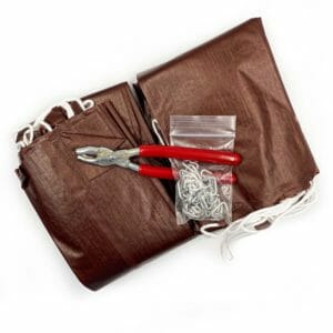 The Sausage Maker 76mm mahogany fibrous casing kit for sausage making