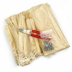 The Sausage Maker 76mm clear deer head fibrous casing kit for sausages