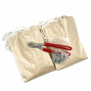 The Sausage Maker 76mm clear protein coated fibrous casing kit