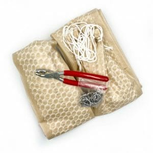 The Sausage Maker 76mm clear string effect protein coated casing kit
