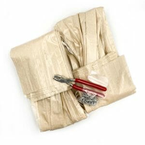 The Sausage Maker 88mm clear fibrous casing kit for sausage making