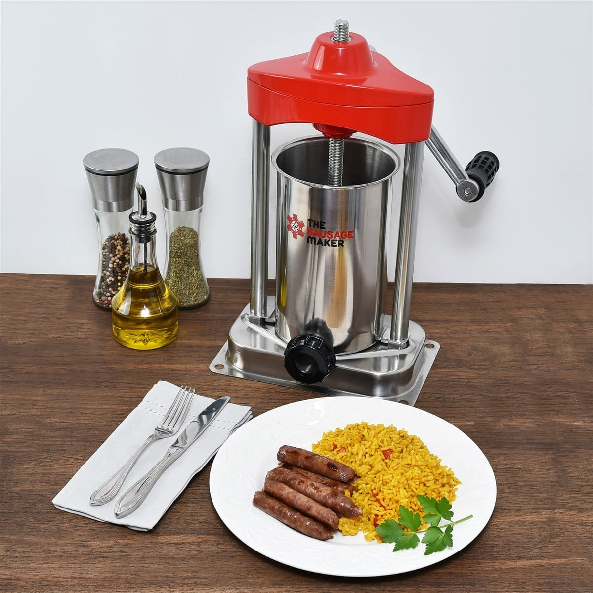 5 lb. Heavy Duty Sausage Stuffer - Image 2