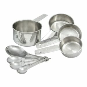 Stainless Steel Measuring Spoons & Cups