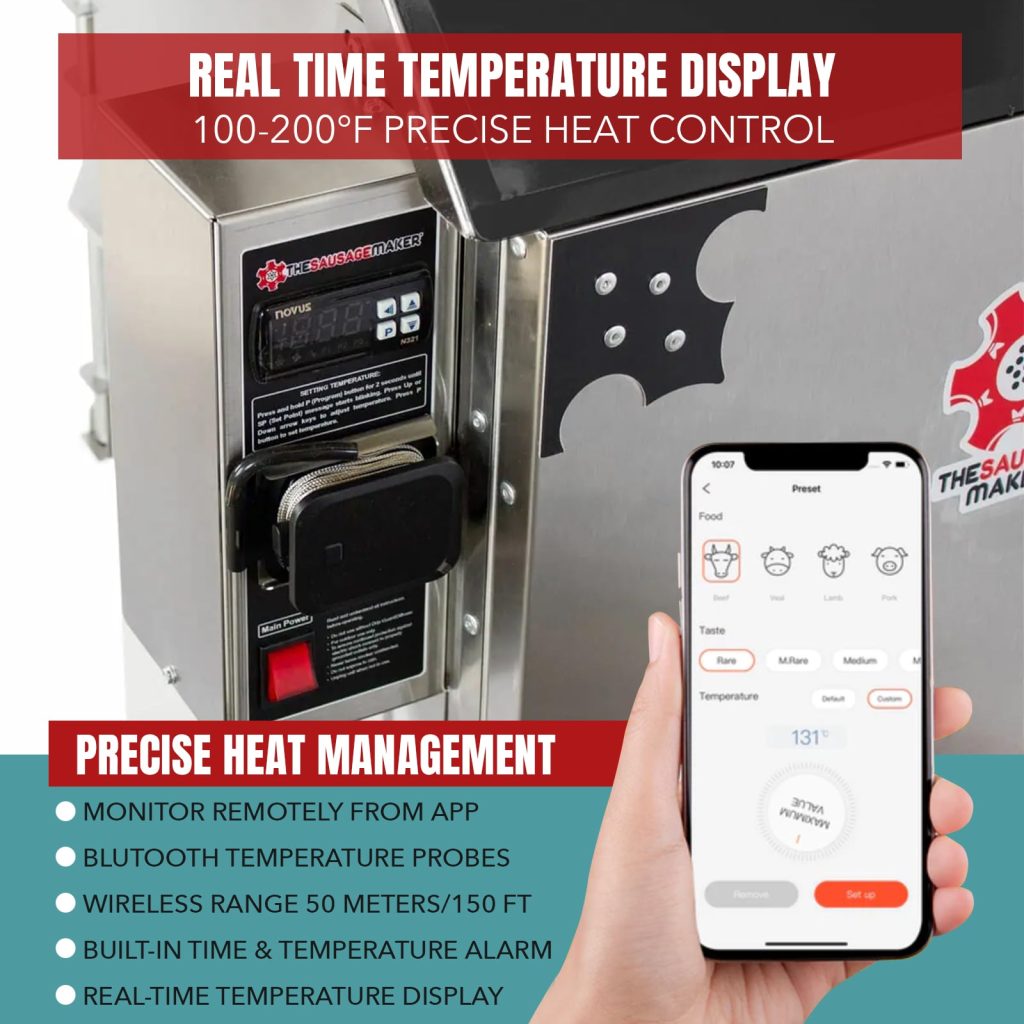 30Lb Smoker - APP for monitoring