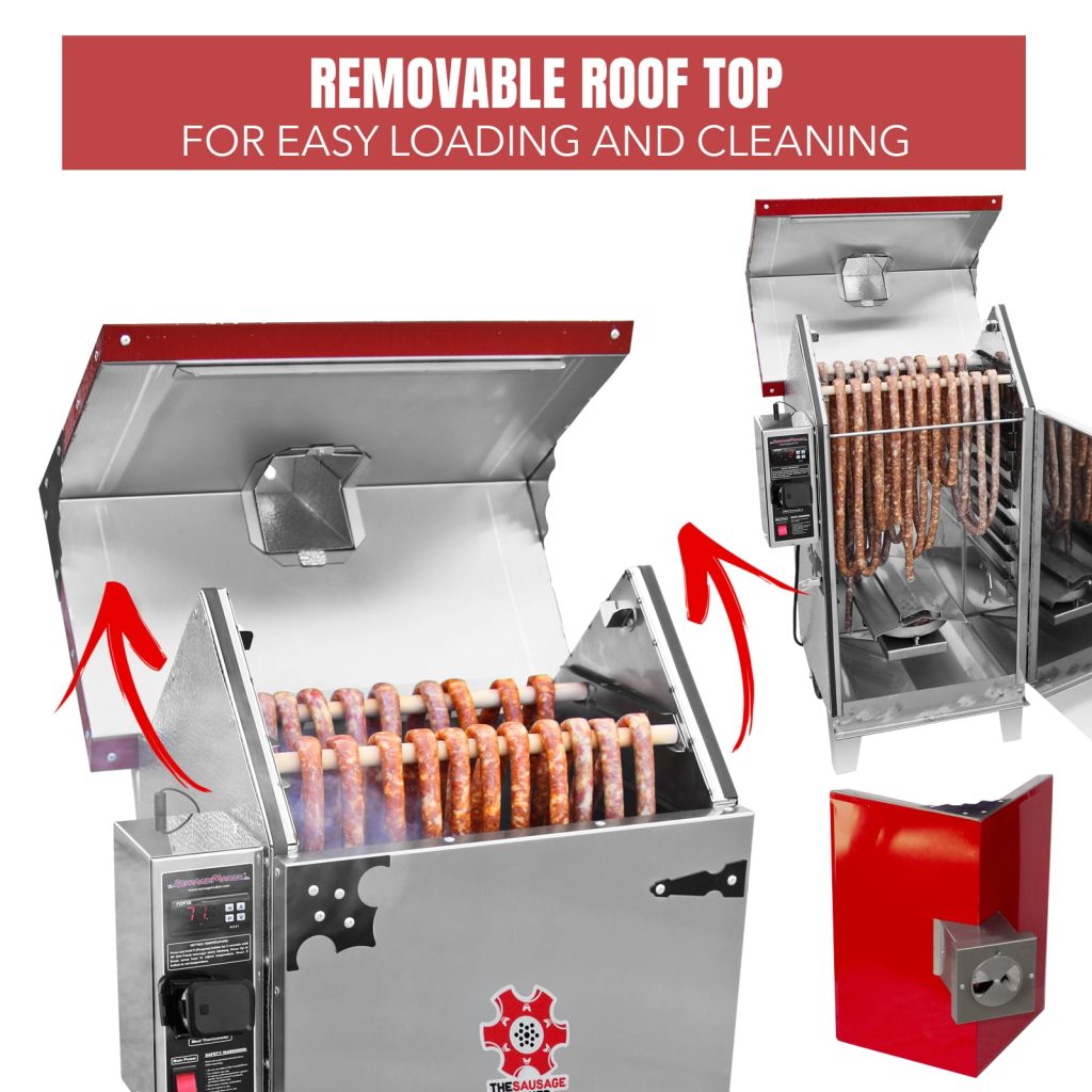 30Lb Smoker - Removable Rooftop