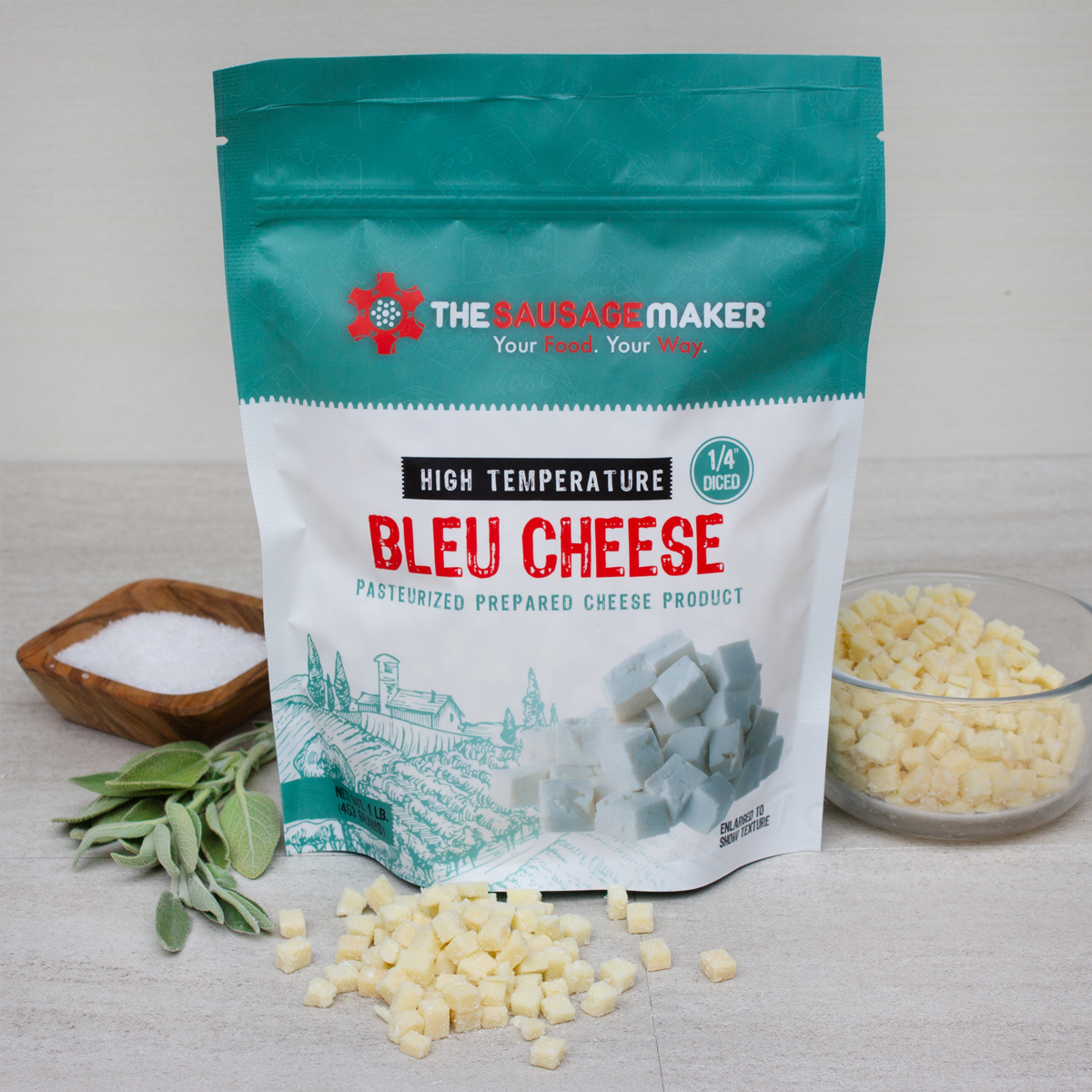 High Temp Bleu Cheese 1lb - Image 3