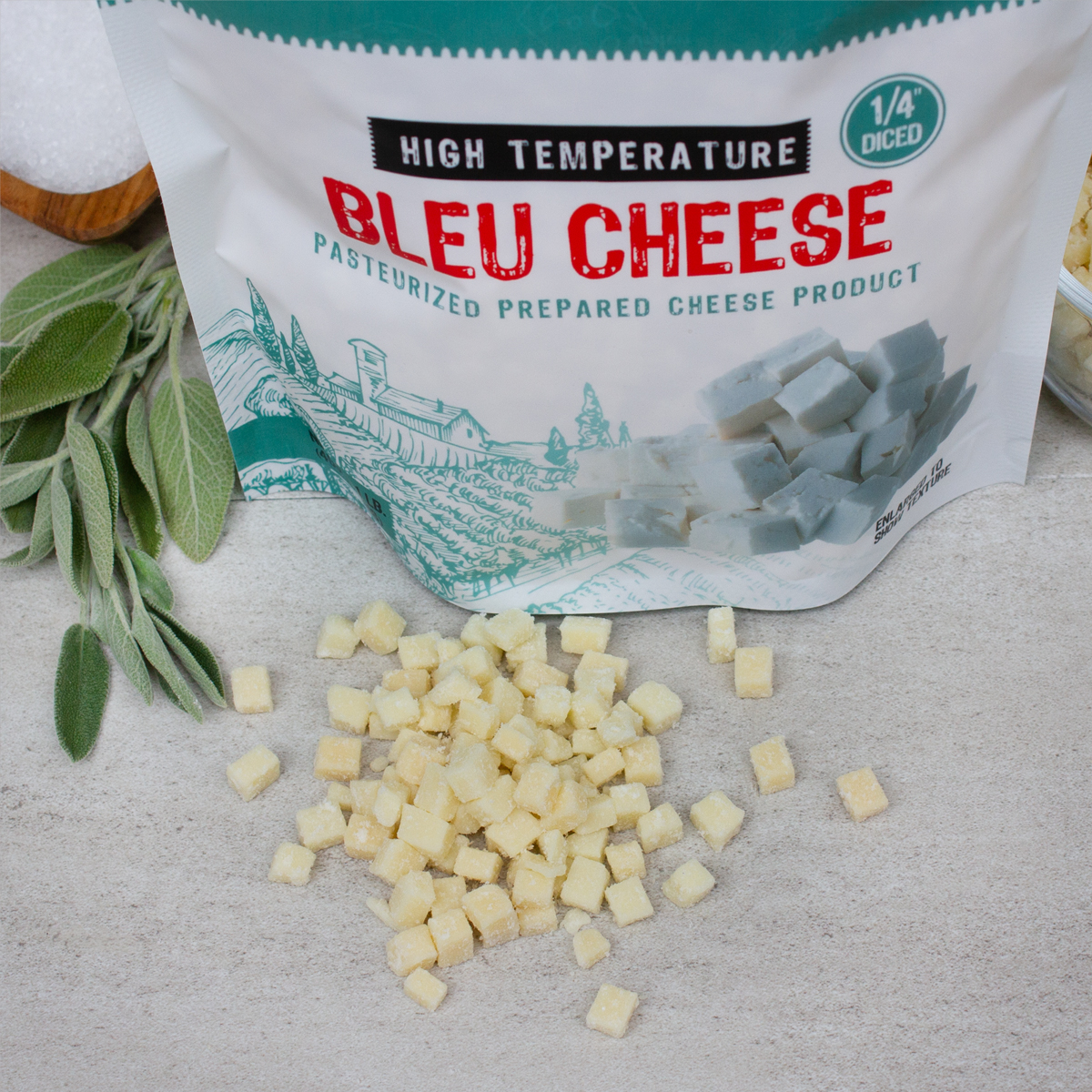 High Temp Bleu Cheese 1lb - Image 4