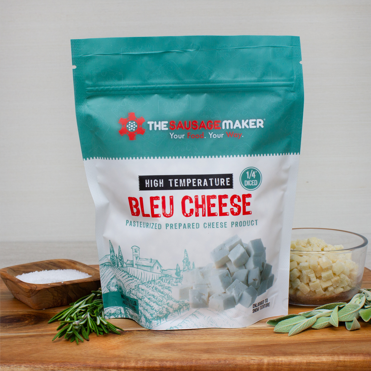 High Temp Bleu Cheese 1lb - Image 6