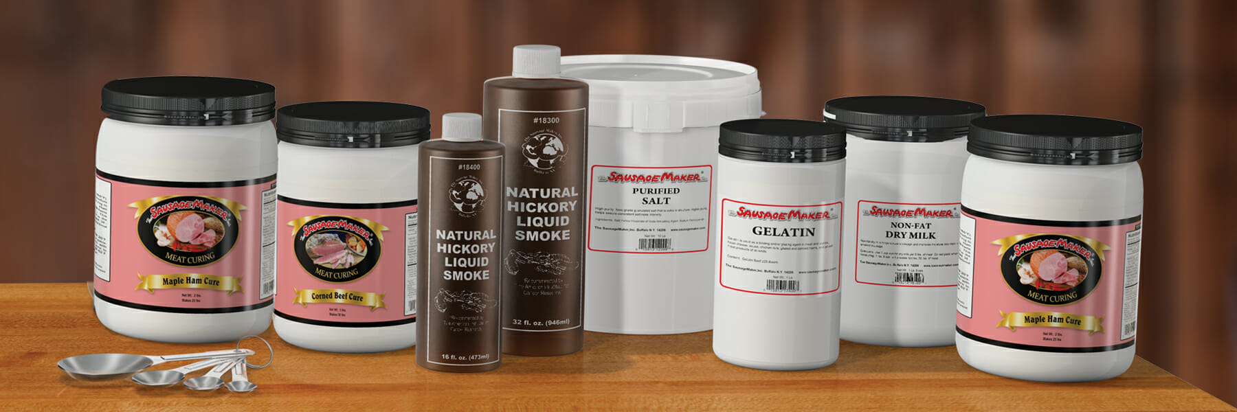 The Sausage Maker curing salts, molds, and related supplies for preserving meats