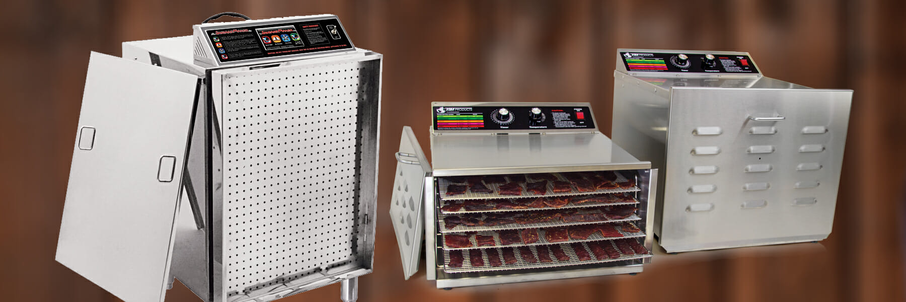 The Sausage Maker food dehydrators for drying meat, fruits, and herbs