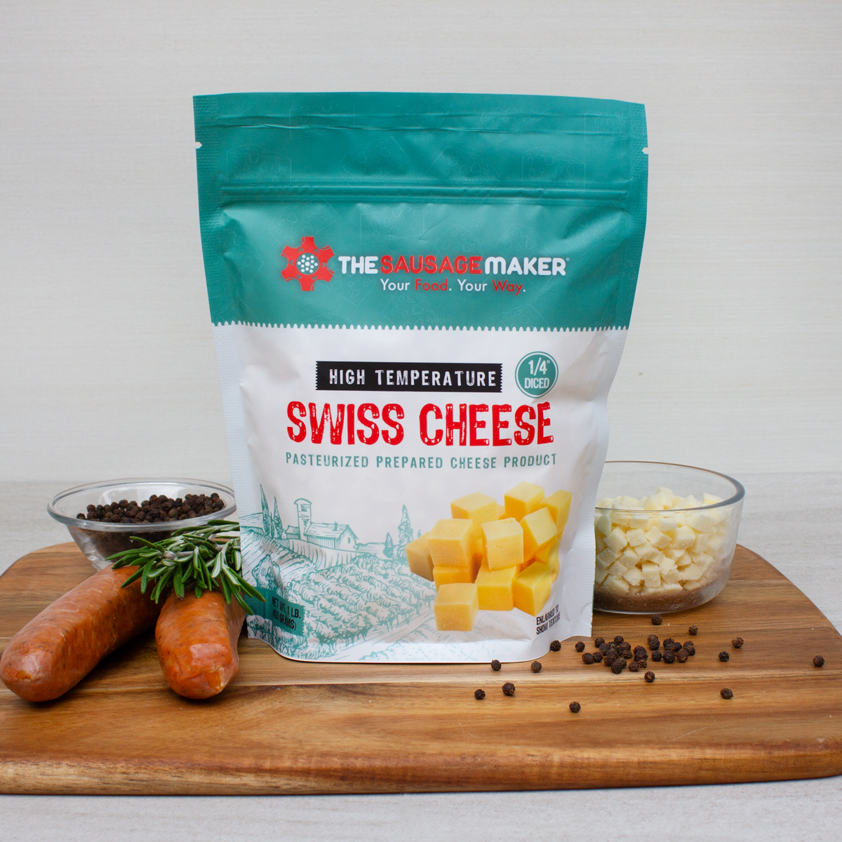 High Temp Swiss Cheese 1 lb - Image 5