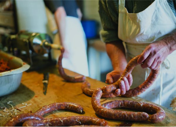 Handcrafting Sausages With Fresh Ingredients